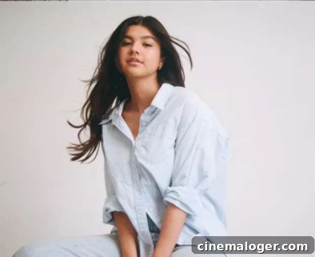 Sara Echeagaray Shares Insights on John Stamos Chemistry and Ava's Audience Appeal 2 Sara Echeagaray, a TikTok star turned Disney+ actress, poses for a promotional photo.