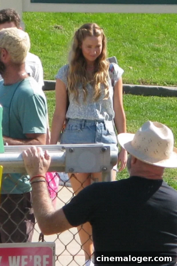 Jennifer Lawrence Serves Up Denim Mini Skirt Chic on 'No Hard Feelings' Set 3 Jennifer Lawrence filming No Hard Feelings in a denim mini skirt