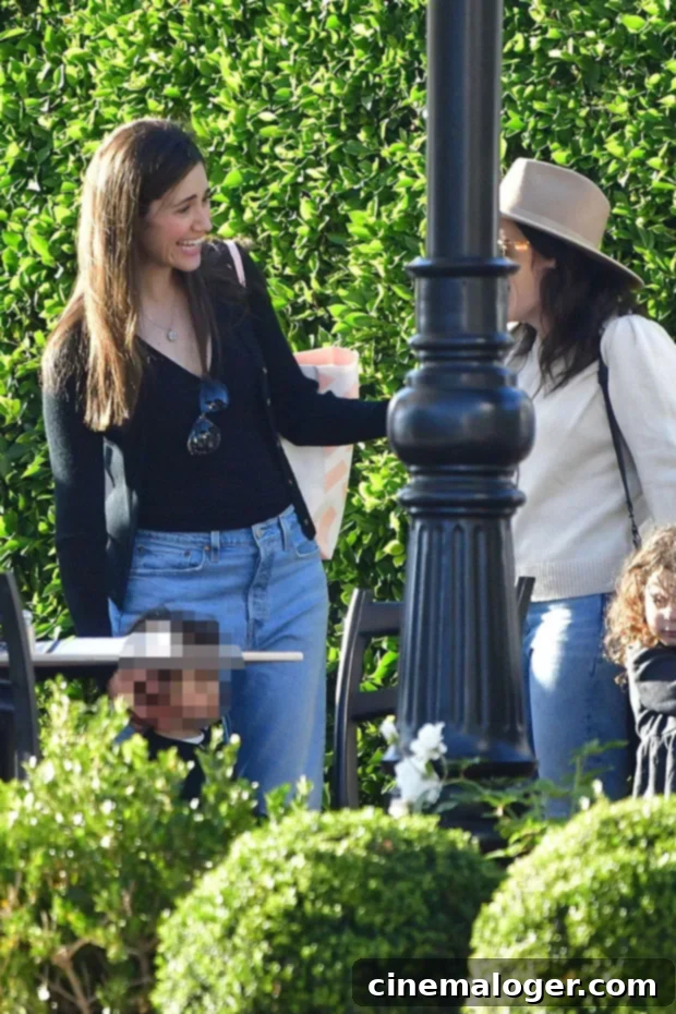 Bubbles Of Laughter: Emmy Rossum's Adorable Playdate With Her 17-Month-Old 2 emmy