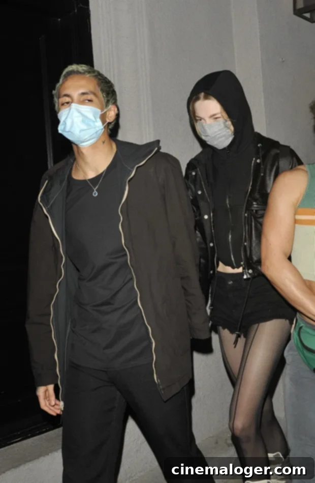 Hunter Schafer and Dominic Fike Their Journey from Euphoria Co-Stars to Real-Life Love Story 3 Dominic Fike and Hunter Schafer holding hands on a date