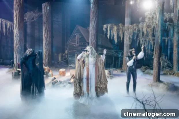 Kelly Clarkson Haunts Halloween Talk Show as Ghostly Stevie Nicks 3 kelly clarkson