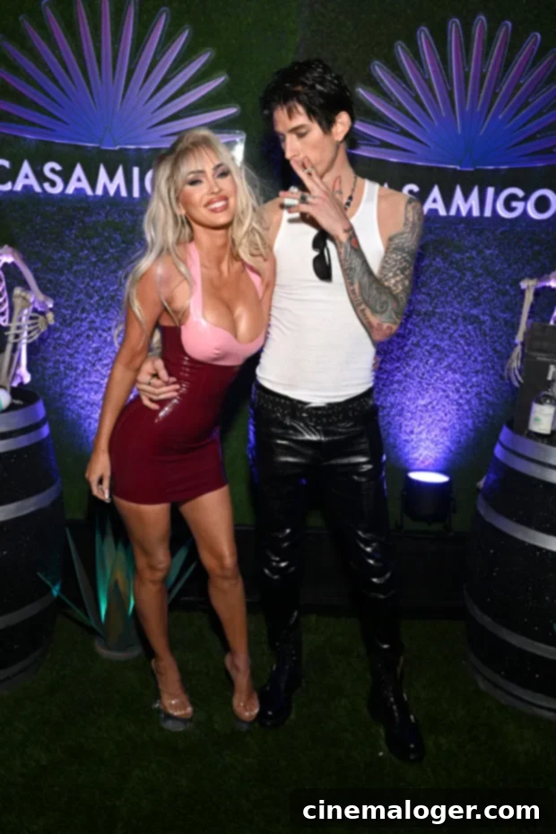 See Megan Fox and MGK's Jaw-Dropping Pamela Anderson and Tommy Lee Transformation at Casamigos 2 Megan Fox and Machine Gun Kelly dressed up as Pamela Anderson and Tommy Lee for Halloween.