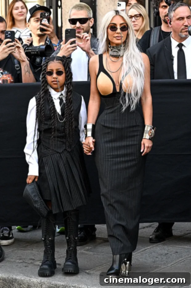 Kim Kardashian & North West's Adorable Christmas Duet An Ariana Grande Song 2 North West and Kim Kardashian together