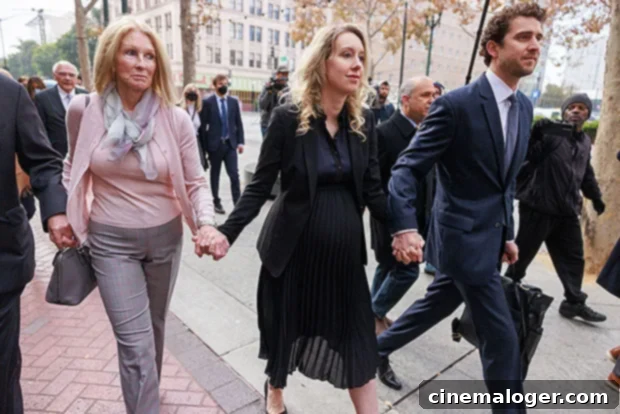 Elizabeth Holmes Expecting Second Child Ahead of Prison Sentence 2 Elizabeth Holmes is expecting her second child as she prepares to head to her prison sentence.