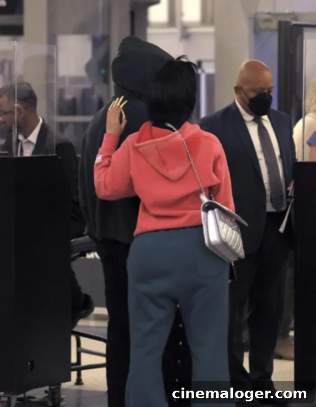 Cardi B Comforts Grieving Offset At LAX Following Cousin Takeoffs Death 2 Cardi B Offset airport