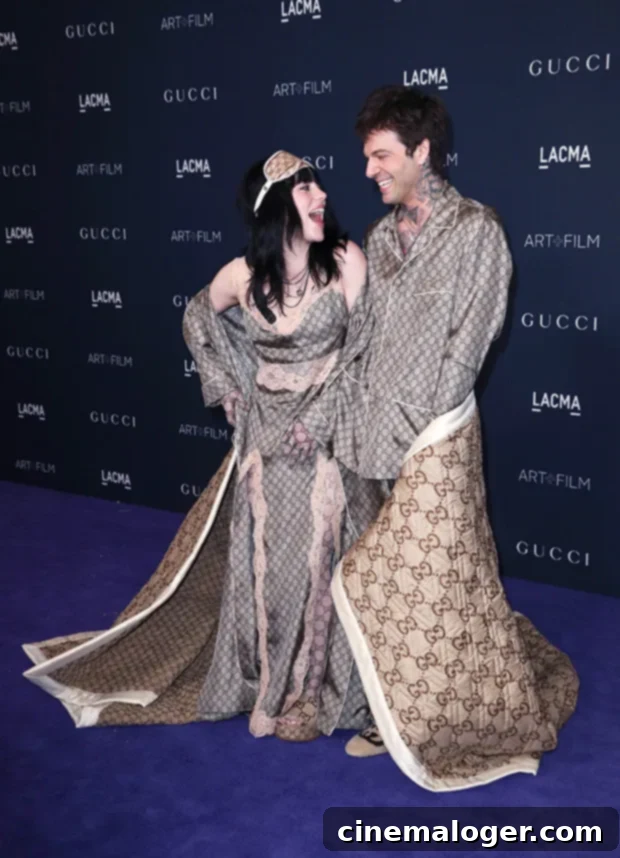 Billie Eilish and Jesse Rutherford's Romantic Christmas Plans Revealed Exclusively 2 Billie Eilish and Jesse Rutherford in their first red carpet appearance together.