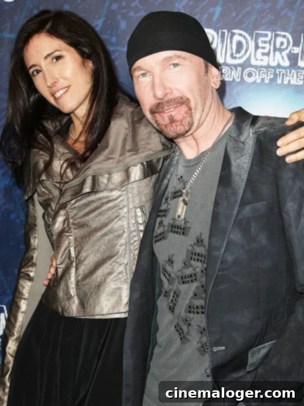 U2 Legend The Edge His Five Children Revealed Oldest To Youngest 2 The Edge and Morleigh Steinberg on the red carpet