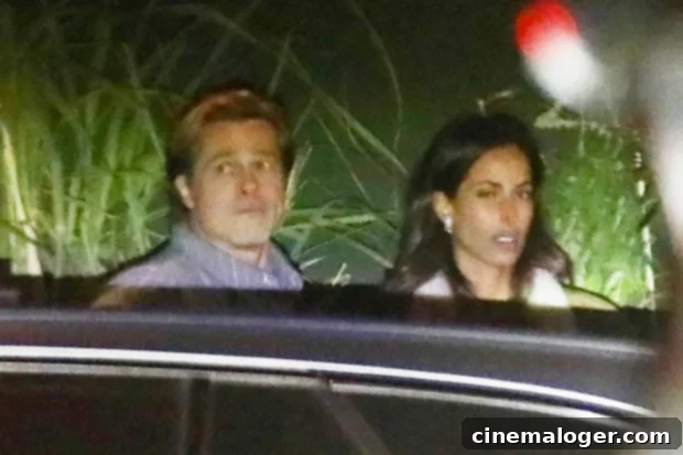 Brad Pitt Rings in 59 with Ines de Ramon in Hollywood 2 Brad Pitt and Ines de Ramon at his birthday party, capturing a moment of their growing romance in Hollywood.