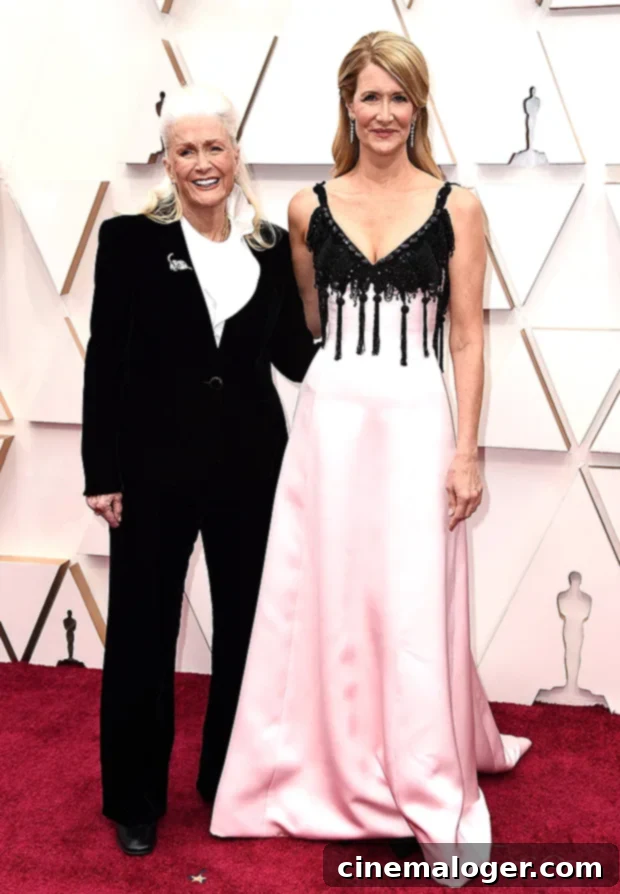 Laura Dern's Star-Studded Roots: The Story of Her Hollywood Legacy 4 Laura Dern and Diane Ladd at the Academy Awards