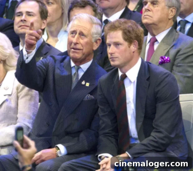 Harrys Memoir King Charles Joked About Not Being His True Father 2 King Charles III and Prince Harry at an event
