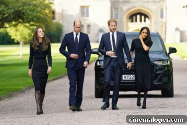 Prince William, Kate Middleton, Prince Harry, Meghan Markle