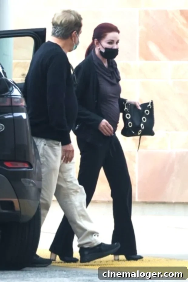 Priscilla Presley Rushes To Lisa Marie's Hospital, Appeals For Prayers 2 Priscilla Presley arrives at hospital