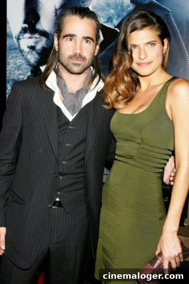 Colin Farrell’s Love Life: A Complete History of His Girlfriends 7 Colin Farrell and Lake Bell smiling at an event.