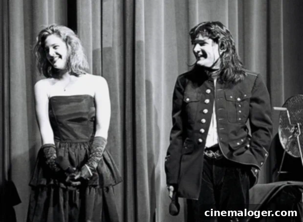 Corey Feldman and Drew Barrymore Recall Their Cute Romance 25 Years After Dating 2 Drew Barrymore and Corey Feldman smiling together