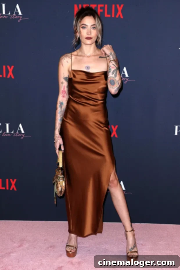 Paris Jackson Makes First Red Carpet Appearance Since Lisa Marie Presley's Death, Supporting Pam Anderson 2 paris jackson