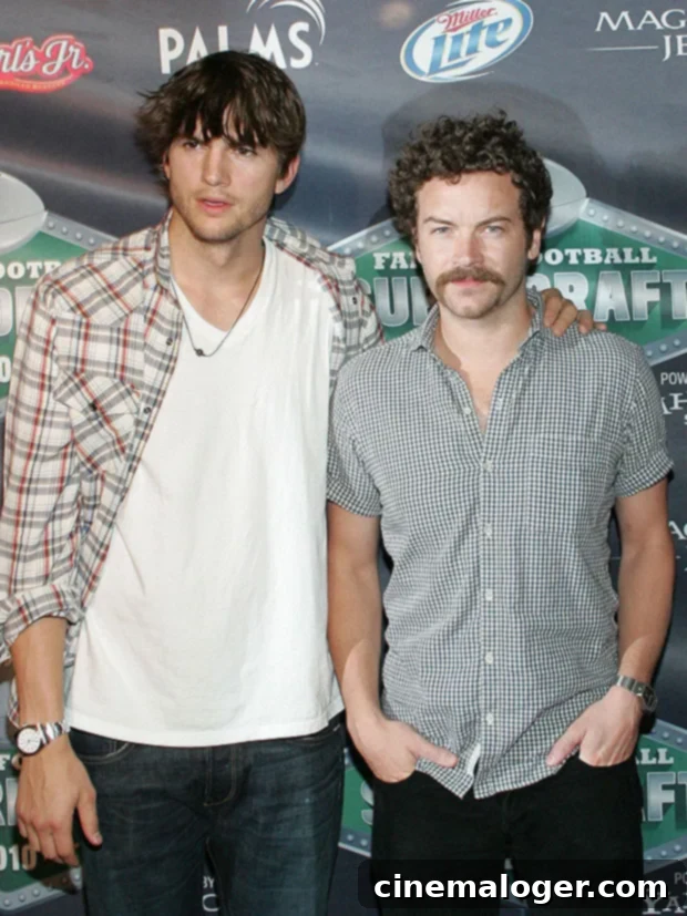 Ashton Kutcher Weighs In On Danny Masterson Charges, Wishes For Innocence 2 Ashton Kutcher and Danny Masterson