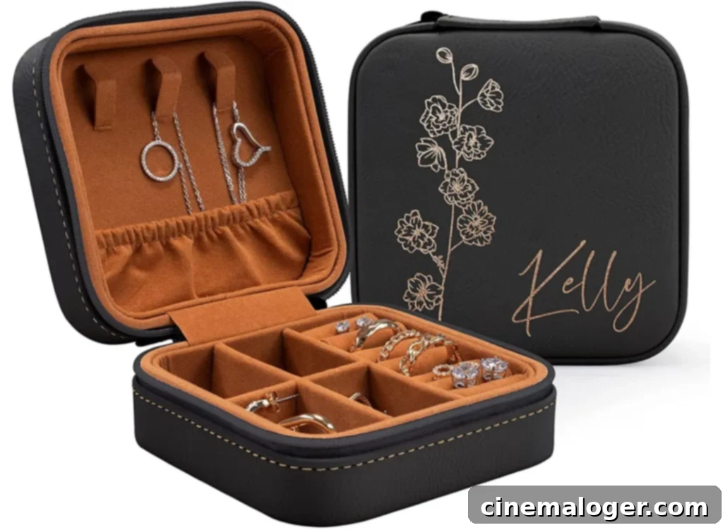 Custom Leather Jewelry Box