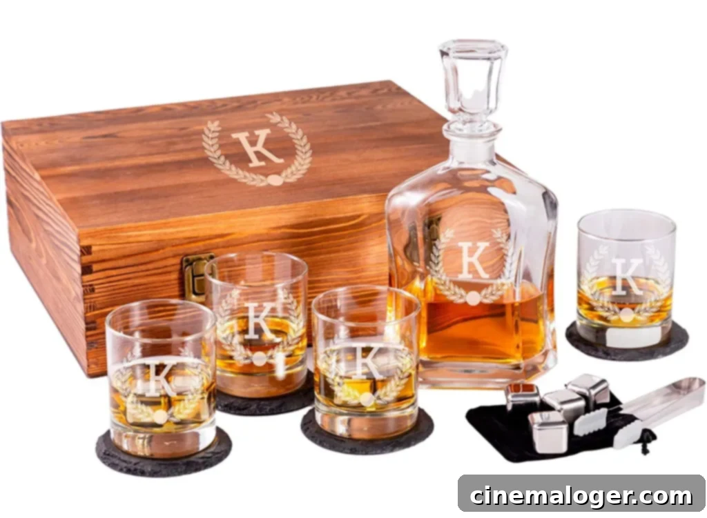 Personalized Whiskey Decanter Set