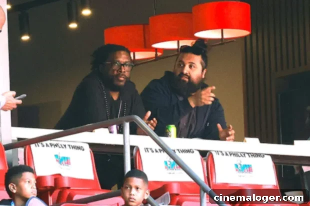 Super Bowl LVII's Star Power: A-List Celebs Watch Eagles vs Chiefs 3 Questlove