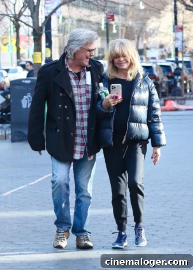 Timeless Romance: Kurt Russell and Goldie Hawn on Valentine's Day 3 Goldie Hawn and Kurt Russell smiling together