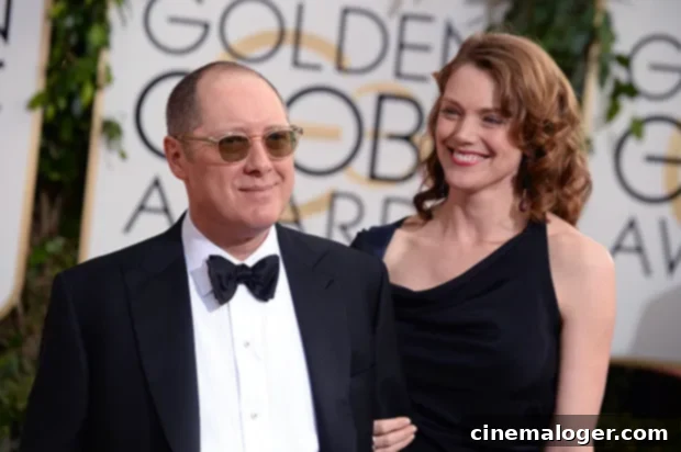 James Spader's Three Sons Life Beyond The Blacklist 2 James Spader and Leslie Stefanson at the Golden Globe Awards