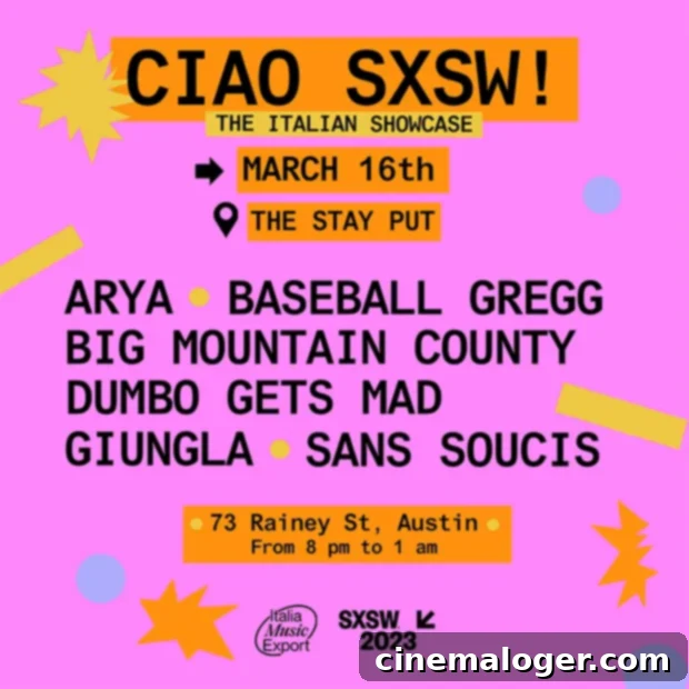 Ciao SXSW Offers Exclusive Preview of Italy's Rich Music Showcase 3 GIUNGLA, also known as Emma Drei, is an Italian artist performing at SXSW. Her music is known for its experimental sound.