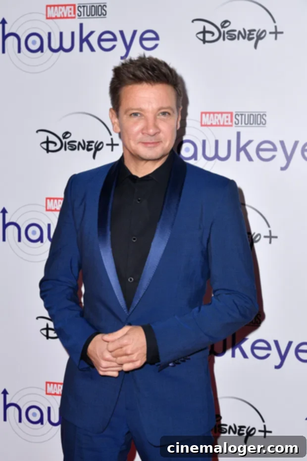 Jeremy Renner Credits Daughter Ava's 10th Birthday with His Swift Healing 3 Jeremy Renner poses for a photo at an event, prior to his accident, showcasing his enduring charm.