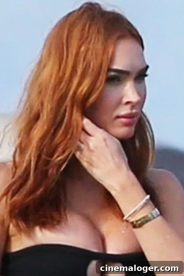 Island Romance Rekindled Megan Fox and MGK's Hawaii Hand-Holding 3 Megan Fox enjoying her Hawaiian vacation.