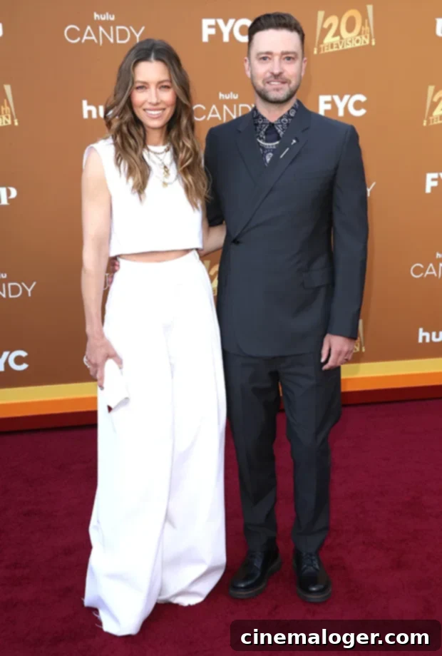 JT's Teen Self 'Sweats' Over Jessica Biel's Blast From The Past 3 Justin Timberlake and Jessica Biel on the red carpet