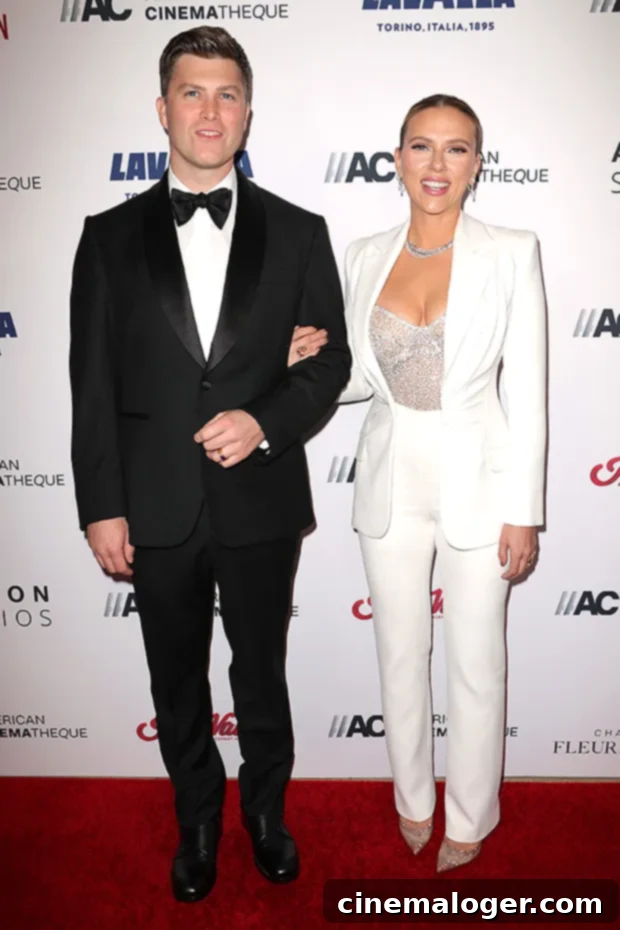 Scarlett Johansson's Candid Take on Ex Ryan Reynolds 3 Colin Jost and Scarlett Johansson married in 2020.