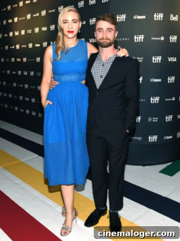 Daniel Radcliffe And Erin Darke Spark First Child Buzz With Stroller Photos 3 Daniel Radcliffe and Erin Darke on the red carpet