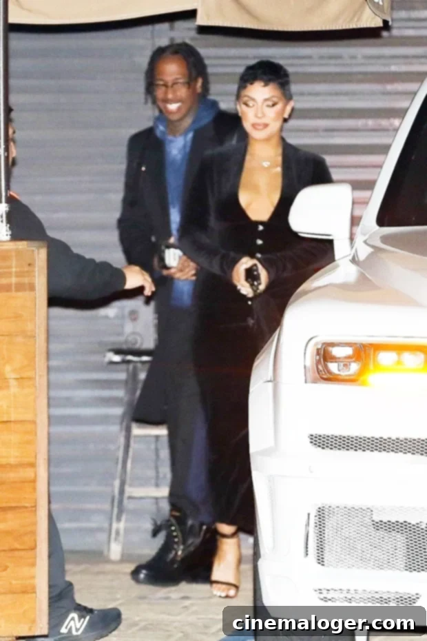 Abby De La Rosa's Candid Confession: Nick Cannon's Other Baby Mamas Are A Turn-On 2 Nick Cannon and Abby De La Rosa smiling together in February 2023, wearing casual attire.