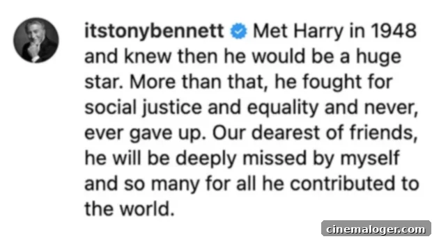 Global Icons John Legend And Barack Obama Honor Legendary Harry Belafonte At 96 4 Tony Bennett and Harry Belafonte