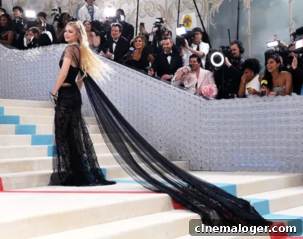 Gigi Hadid Embraces Gothic Glamour in Sheer Met Gala Ensemble 3 Gigi Hadid at the Met Gala in Givenchy