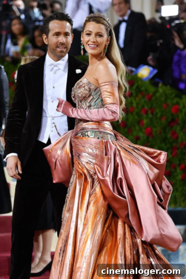 Blake Lively Trades Met Gala Glam for Pumping Reality in Viral Selfie 2 Blake Lively and Ryan Reynolds