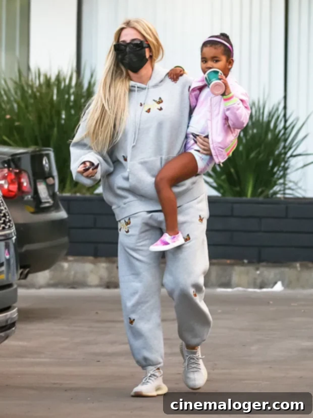 Khloe's Baby Tatum Melts Hearts in Fireman Hat at Psalm's Birthday 2 Khloe Kardashian