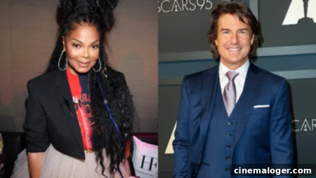 Nice Spending Time Together Says Janet Jackson After Tom Cruise Backstage Hug 2 Tom Cruise posed with Janet Jackson backstage at her Charlotte show, a photo that quickly went viral on Instagram.