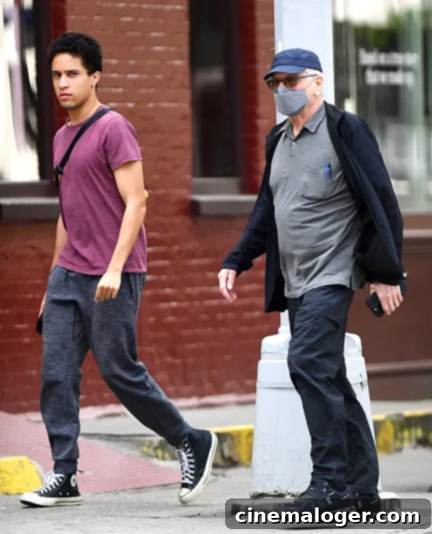 Robert De Niro Pictured With Son Julian, 27, Following Seventh Child News 3 Robert De Niro walking with his son Julian De Niro, keeping a low profile.