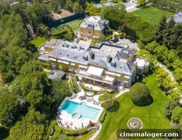 Rod Stewart's $70M Beverly Hills Mansion: Selling the Ultimate Rock Star Lifestyle 2 Rod Stewart's house