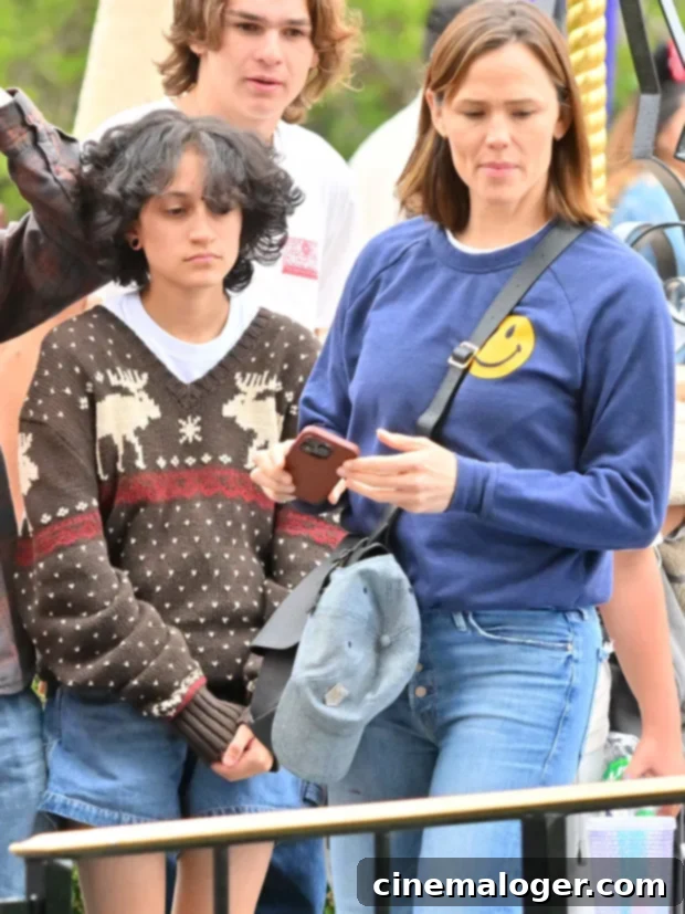 Jennifer Garner's Unexpected Joy in Co-Parenting With Ben Affleck Post J.Lo Nuptials 3 Jennifer Garner takes Seraphina and Jennifer Lopez's child Emme