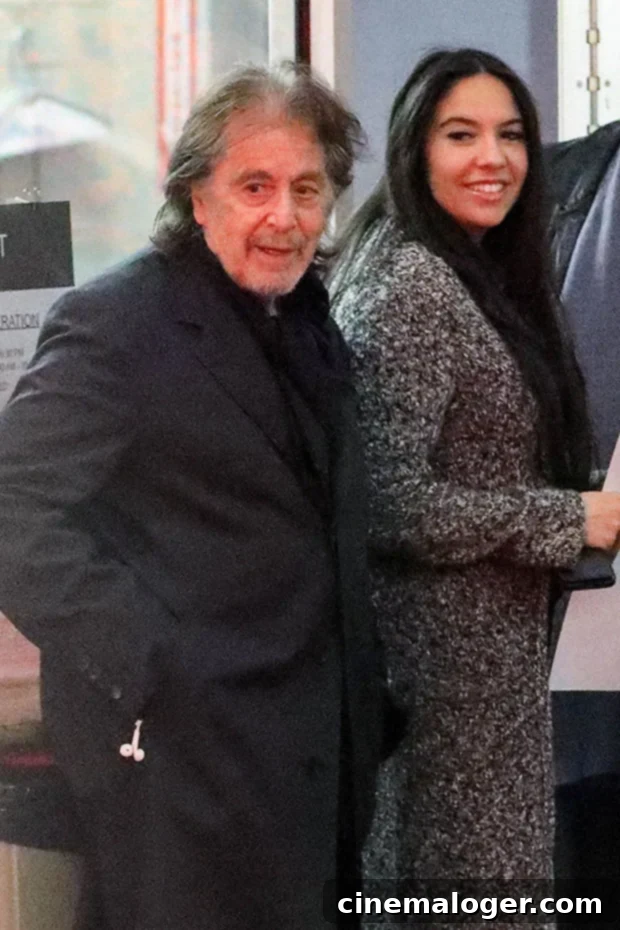 Al Pacino's Pregnant Girlfriend, Noor Alfallah, 29, Seen In New Photos 2 Al Pacino and Noor Alfallah