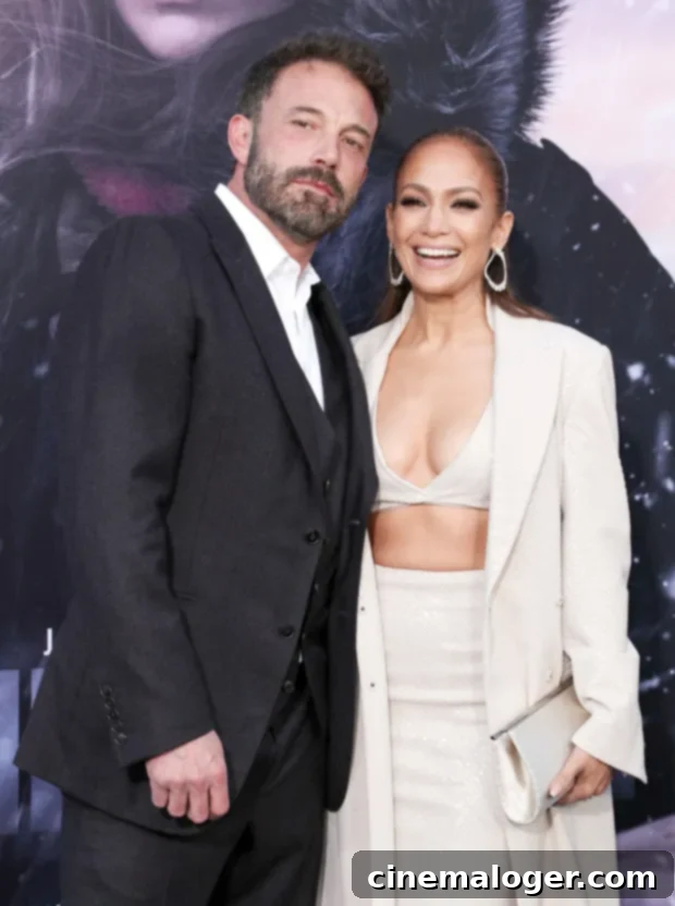 Jennifer Lopez Unveils Ben Affleck Shirtless for Fathers Day 3 Ben Affleck and Jennifer Lopez at the premiere of ‘The Mother.’