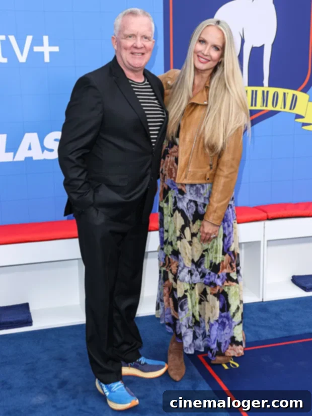 Breakfast Club Star Anthony Michael Hall, 55, Becomes First-Time Dad With Wife Lucia 2 Anthony Michael Hall and his wife, Lucia, smiling together at an event.