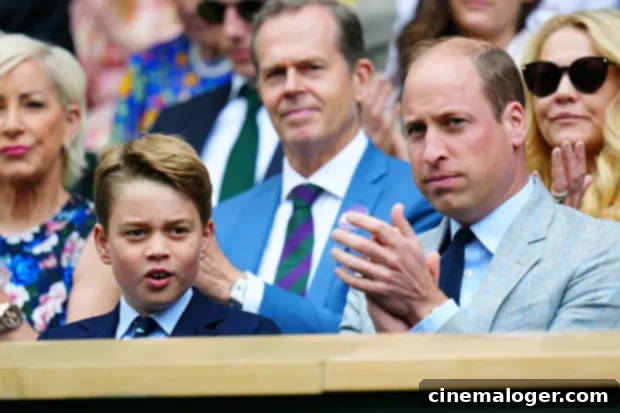Prince George's 10th Birthday Portrait: A Spitting Image of Prince William 3 Prince George and Prince William