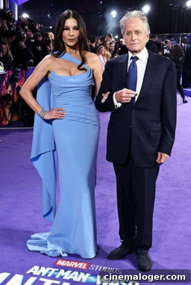 Catherine Zeta-Jones's Chic Black Dress Captivates During Amalfi Lunch with Michael Douglas 3 Michael Douglas, Catherine Zeta Jones