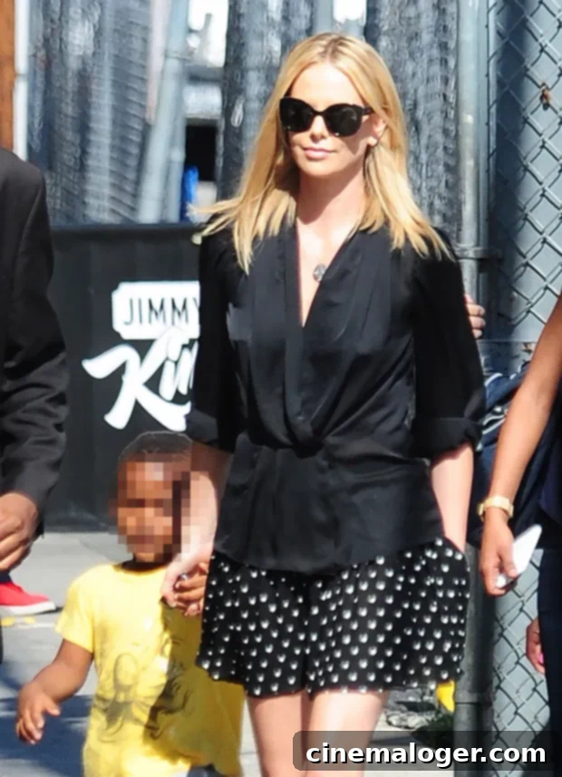 Charlize Theron's Epic Birthday Dance Party With Daughters At Taylor Swift Concert 2 Charlize Theron