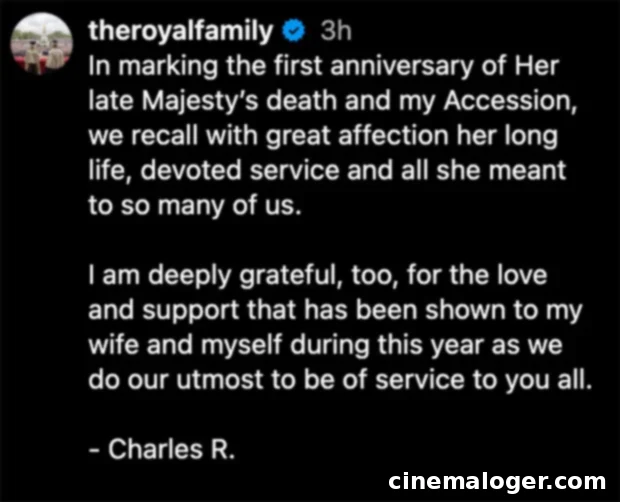 King Charles III Marks Poignant First Anniversary of Queen Elizabeth II's Passing 2 King Charles honors Elizabeth on anniversary of her death