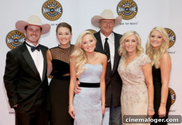 From Country Star to Proud Dad: Meet Alan Jackson's Daughters Mattie, Alexandra and Dani 2 Alan Jackson and family