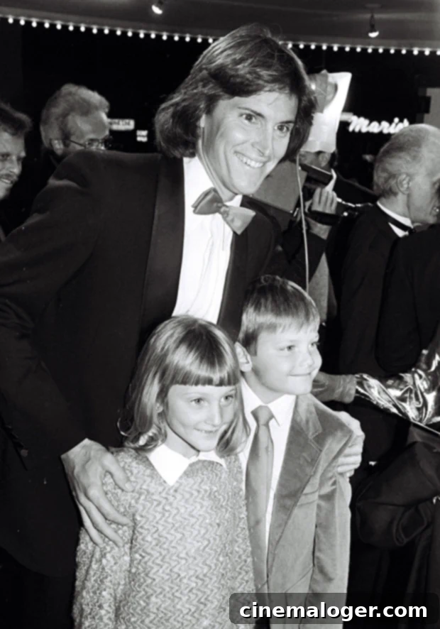 Unmasking Casey: The Secret Figure in Kylie Jenner's Vintage Christmas Card 2 Throwback photo of Caitlyn with Casey in the 80s.