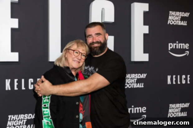 Donna Kelce's Grandchild Vision for Travis and Taylor Swift 3 Donna Kelce, Jason Kelce